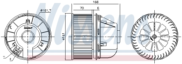 Vnútorný ventilátor NISSENS