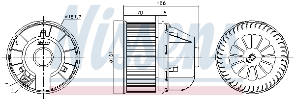 Vnútorný ventilátor NISSENS