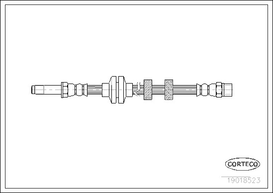 Brzdová hadica CORTECO
