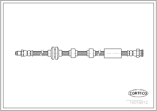 Brzdová hadica CORTECO