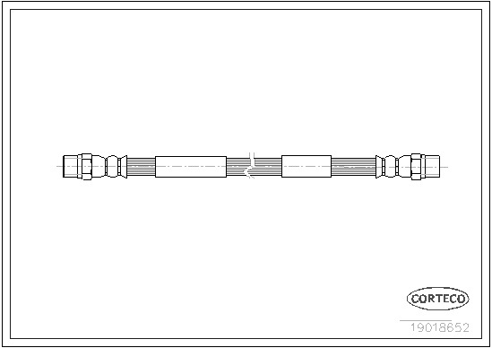 Brzdová hadica CORTECO