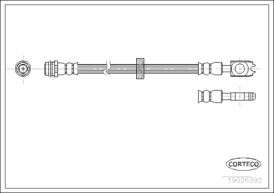 Brzdová hadica CORTECO