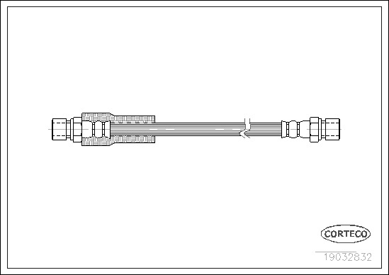 Brzdová hadica CORTECO