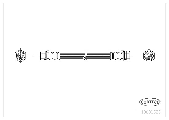 Brzdová hadica CORTECO