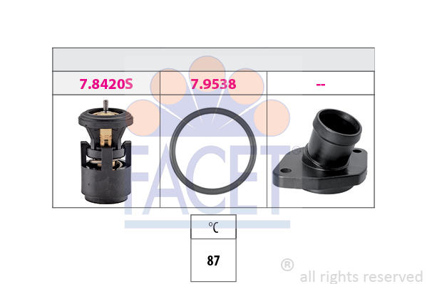 Termostat chladenia FACET