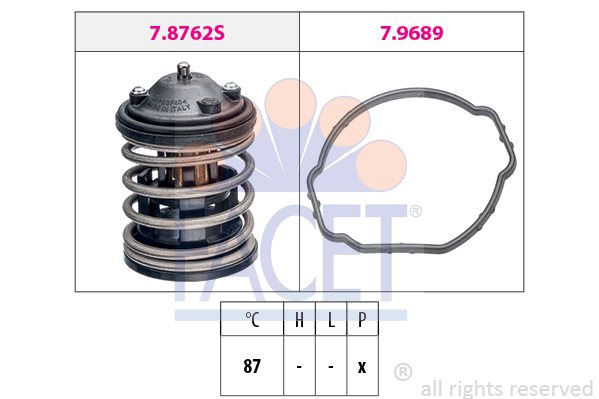 Termostat chladenia FACET