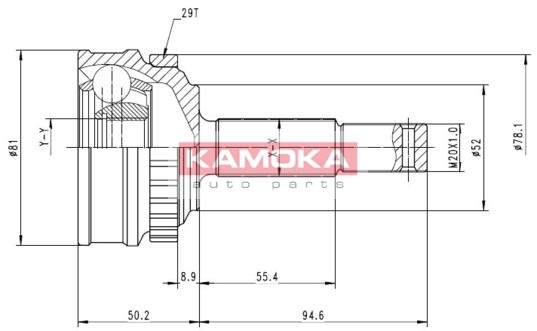 Sada kĺbov hnacieho hriadeľa ENTERTRADE