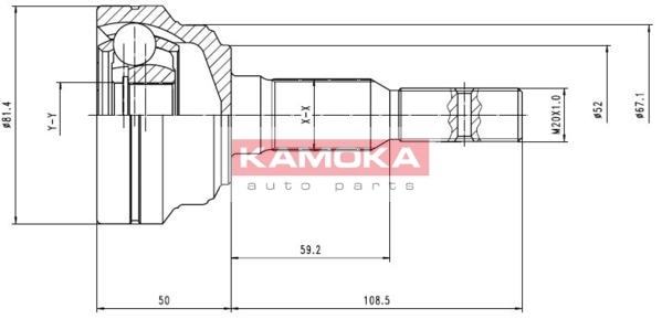 Sada kĺbov hnacieho hriadeľa ENTERTRADE