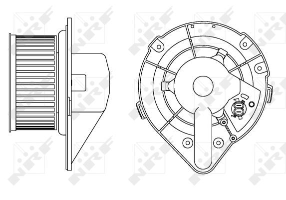 Elektromotor vnútorného ventilátora NRF