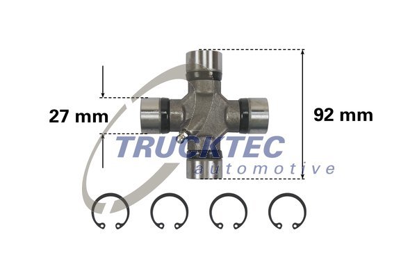 Kĺb pozdĺżneho hriadeľa TRUCKTEC