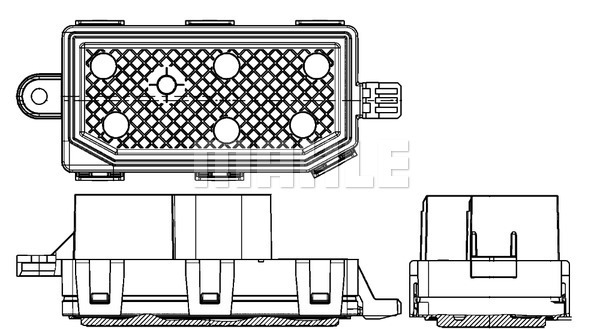 Regulator, ventilator vnutorneho priestoru MAHLE