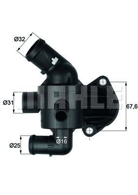 Termostat chladenia MAHLE