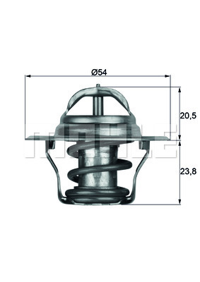 Termostat chladenia MAHLE