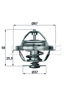 Termostat chladenia MAHLE