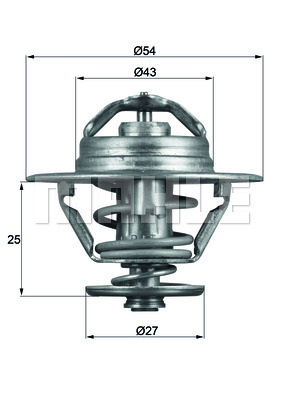 Termostat chladenia MAHLE