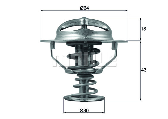 Termostat chladenia MAHLE