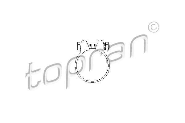 Spojka trubiek výfukového systému TOPRAN