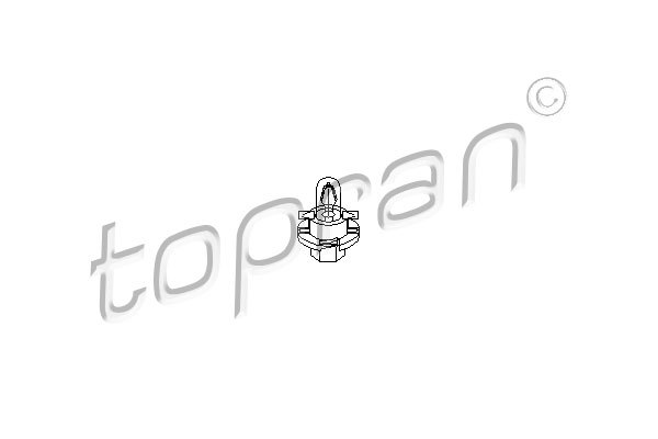 żiarovka pre osvetlenie prístrojového panelu TOPRAN