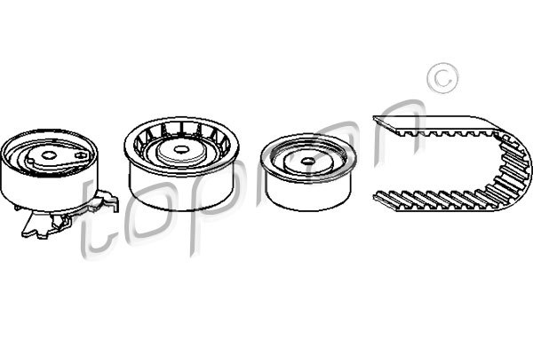 Sada ozubeného remeňa TOPRAN