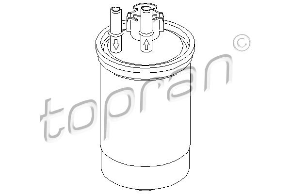 Palivový filter TOPRAN