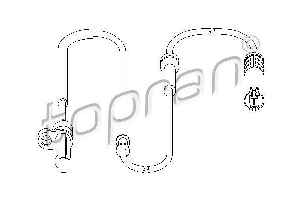 Snímač počtu otáčok kolesa TOPRAN
