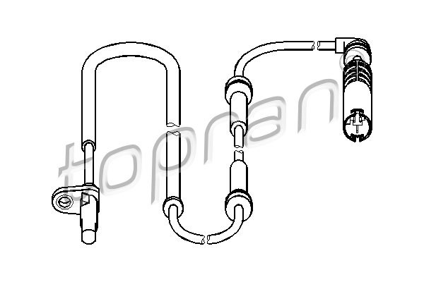 Snímač počtu otáčok kolesa TOPRAN