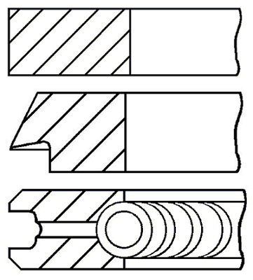 Sada piestnych krúżkov GOETZE ENGINE