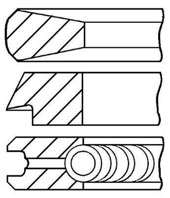 Sada piestnych krúżkov GOETZE ENGINE