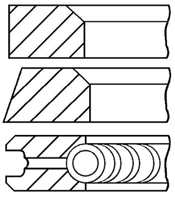 Sada piestnych krúżkov GOETZE ENGINE