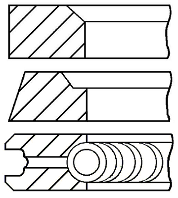 Sada piestnych krúżkov GOETZE ENGINE