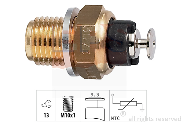Snímač teploty chladiacej kvapaliny EPS