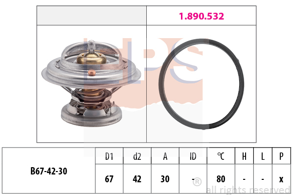 Termostat chladenia EPS