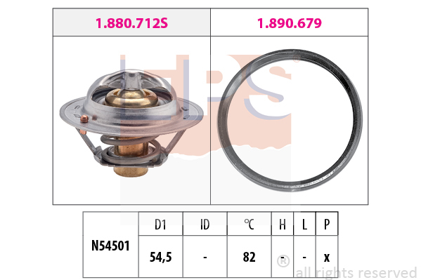 Termostat chladenia EPS