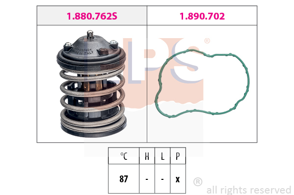 Termostat chladenia EPS